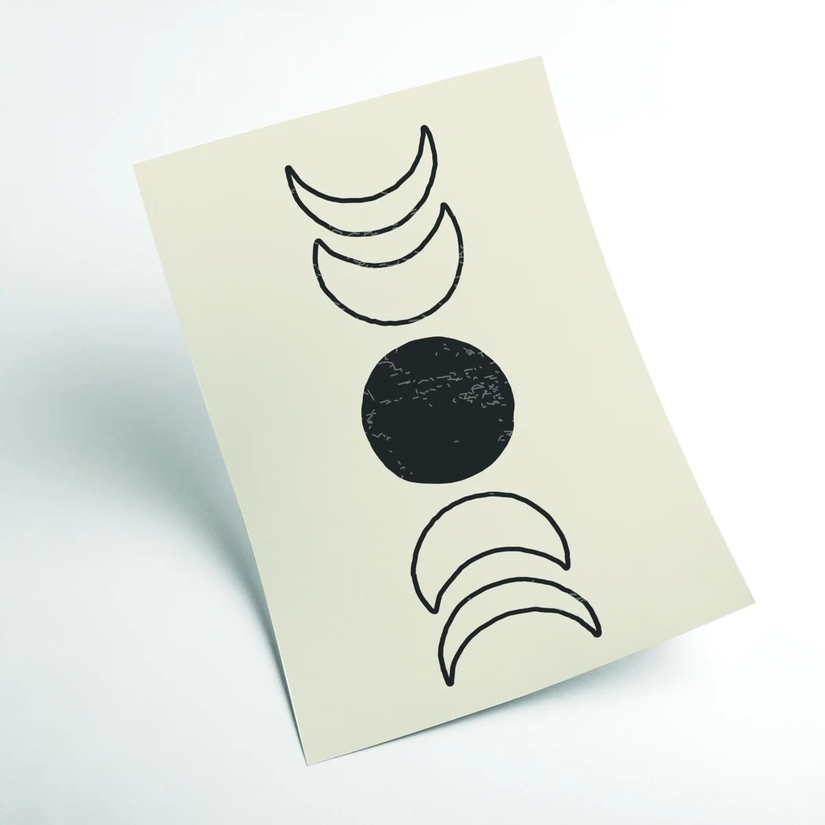 Black Boho Sun And Moon #1 A1 594 X 841Mm Stanley Print House – image 2