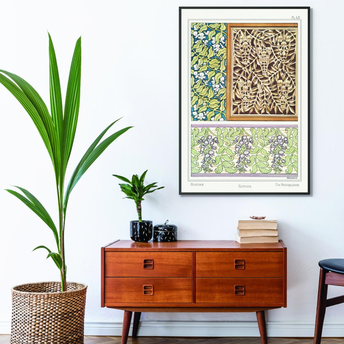 Glycine Wisteria Iii Print By Maurice Pillard Verneuil A4 210 X 297Mm Stanley Print House – image 3
