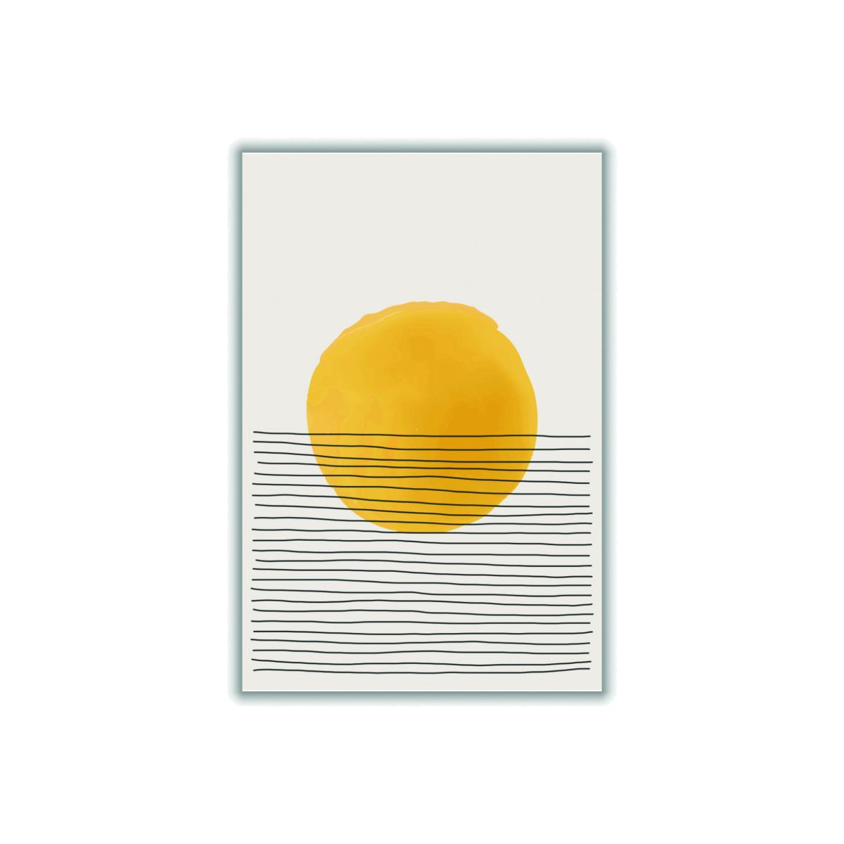 Yellow / Orange Abstract Color Vibe #4 Small Stanley Print House – image 1