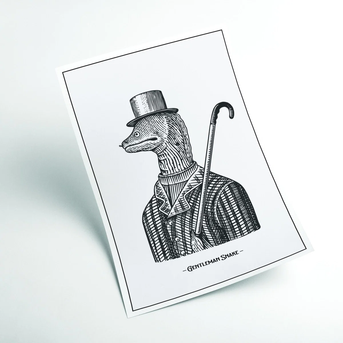 Grey Gentlemen Snake Xxs Stanley Print House – image 2