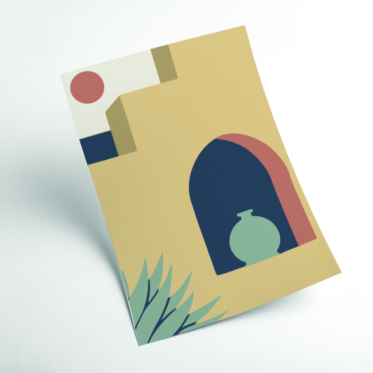 Neutrals Boho Minimal Design #3 A3 297 X 420Mm Stanley Print House – image 2