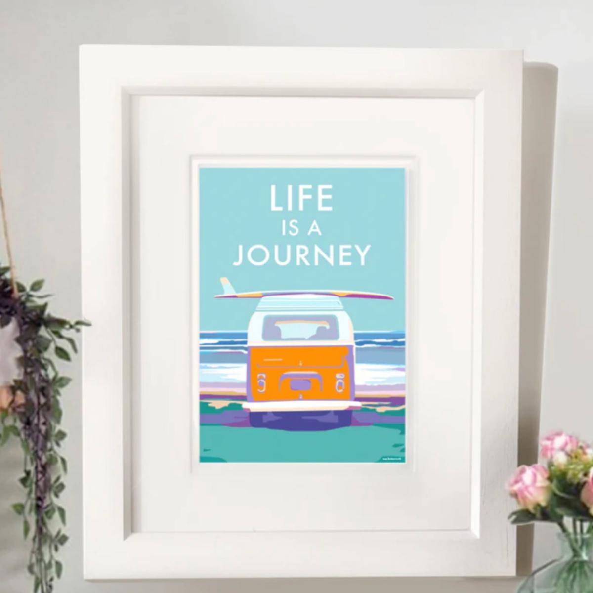 Life Is A Journey Quote Print | A4 | 210 X 297Mm | Becky Bettesworth – image 3