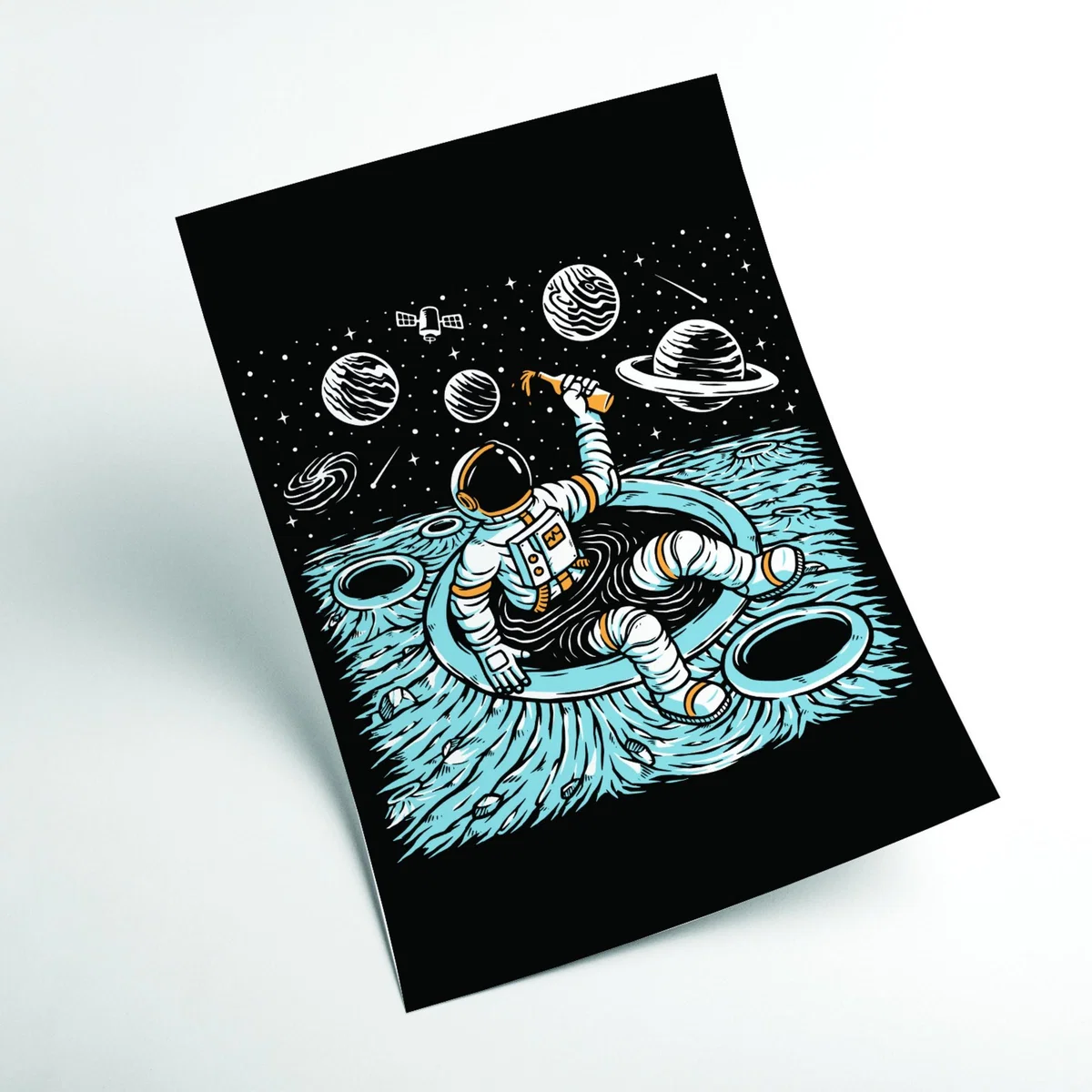 Blue Cold Beer And Zero Gravity A2 420 X 594Mm Stanley Print House – image 2