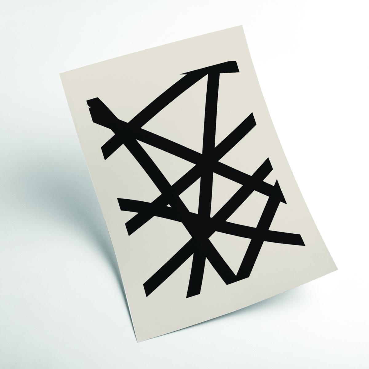 Minimal Black Expression #2 Extra Large Stanley Print House – image 2