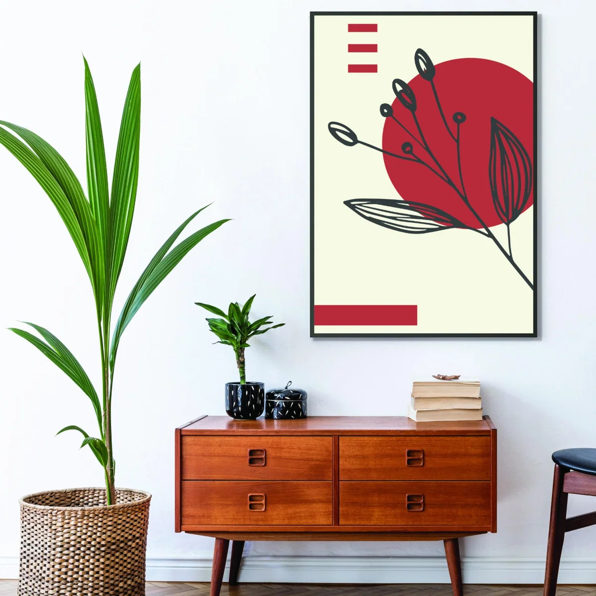 Red Boho Botanicals #4 Large Stanley Print House – image 3