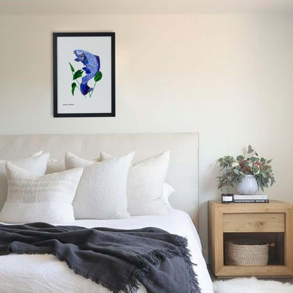 Blue Carp Fine Art Print A3 Catchii – image 2