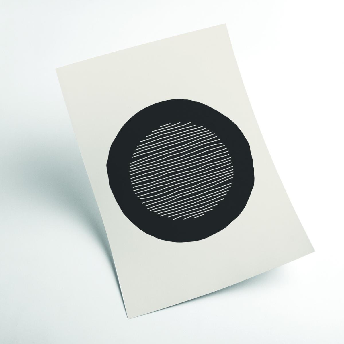 Black Circle Vibe Series #3 A4 210 X 297Mm Stanley Print House – image 2