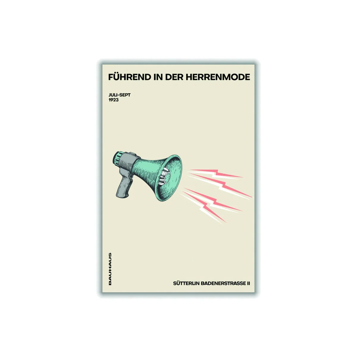 Rose Gold Bauhaus Megaphone Small Stanley Print House – image 1