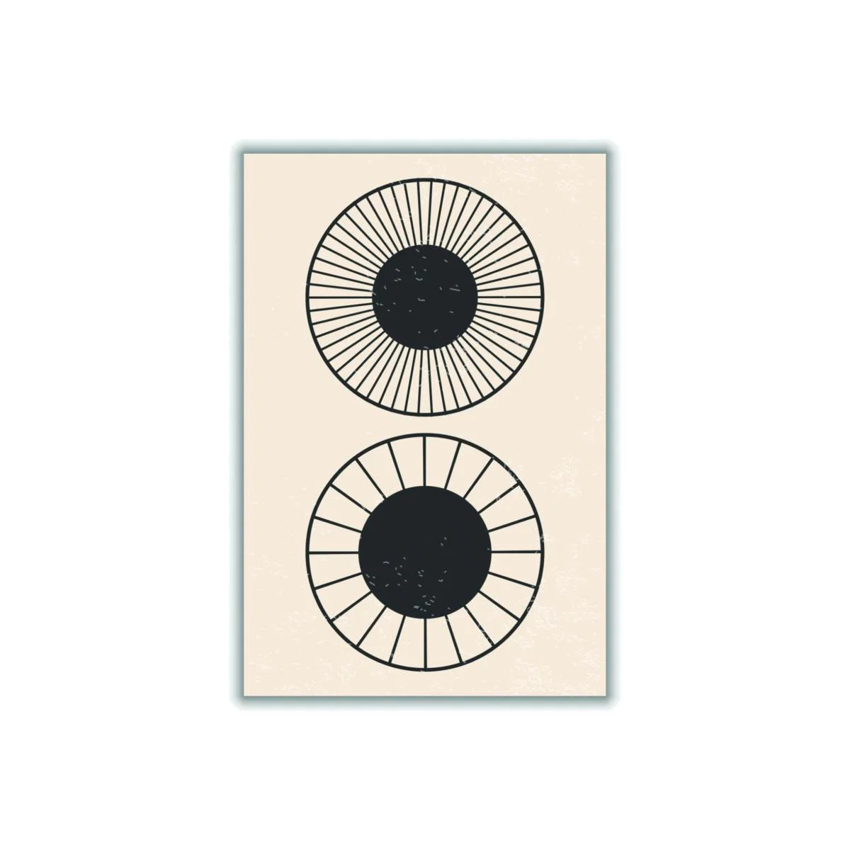 Black Circles! Extra Large Stanley Print House – image 1