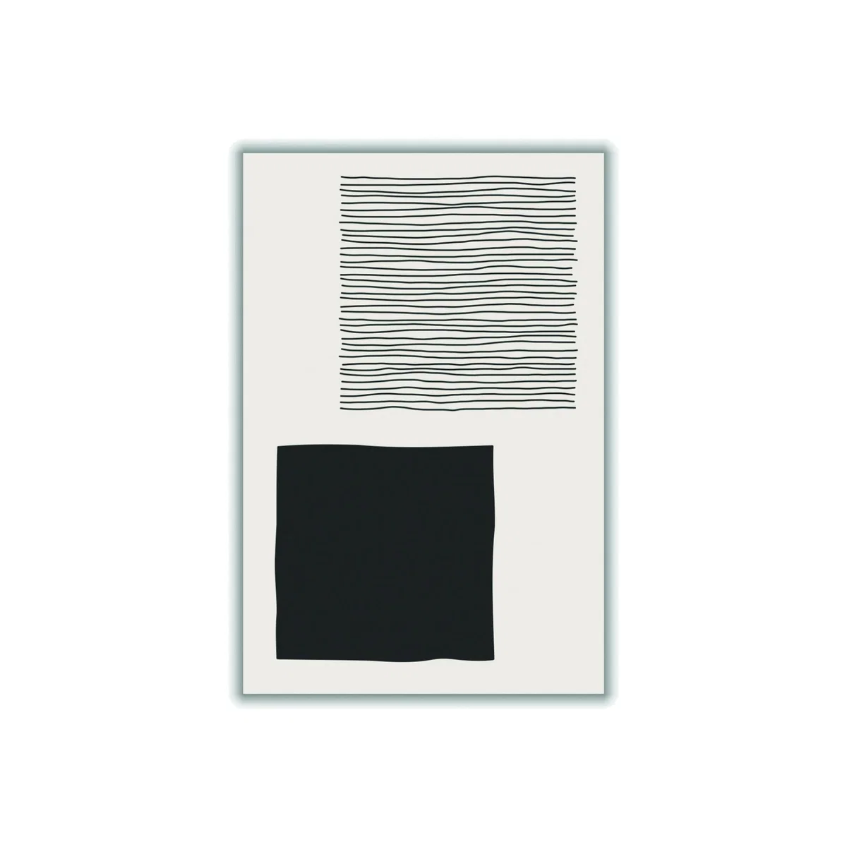 Black Dark Minimalism Series #1 Extra Small Stanley Print House – image 1