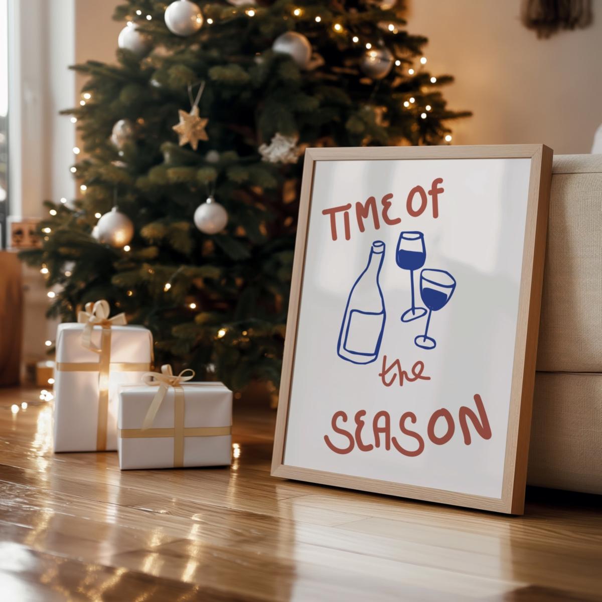 Blue / Brown Time Of The Season Retro Music Giclée Art Print A2 | A2 | 420 X 594Mm | Fanclub – image 5