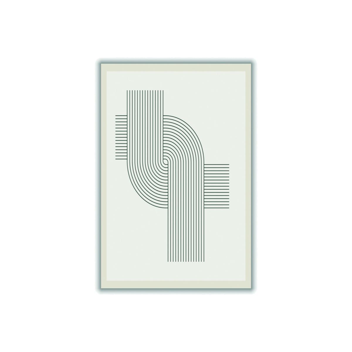 Grey Modern Geometric 3 A4 210 X 297Mm Stanley Print House – image 1