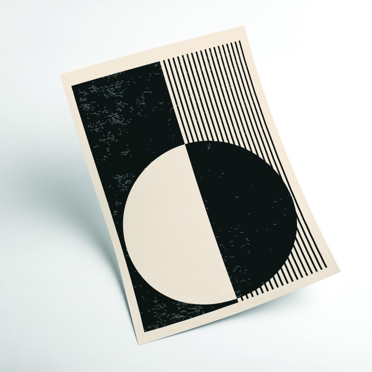 Black And White Planets Series #3 Medium Stanley Print House – image 2