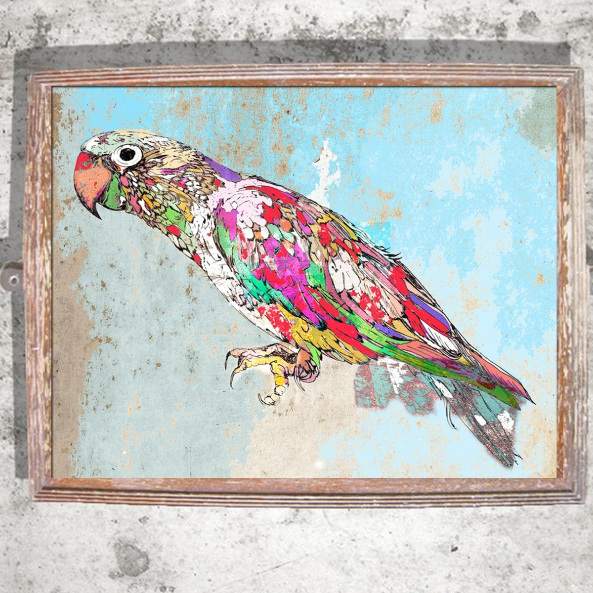 The Tropical Parrot Signed Limited Edition Print Jessica Russell Flint – image 2