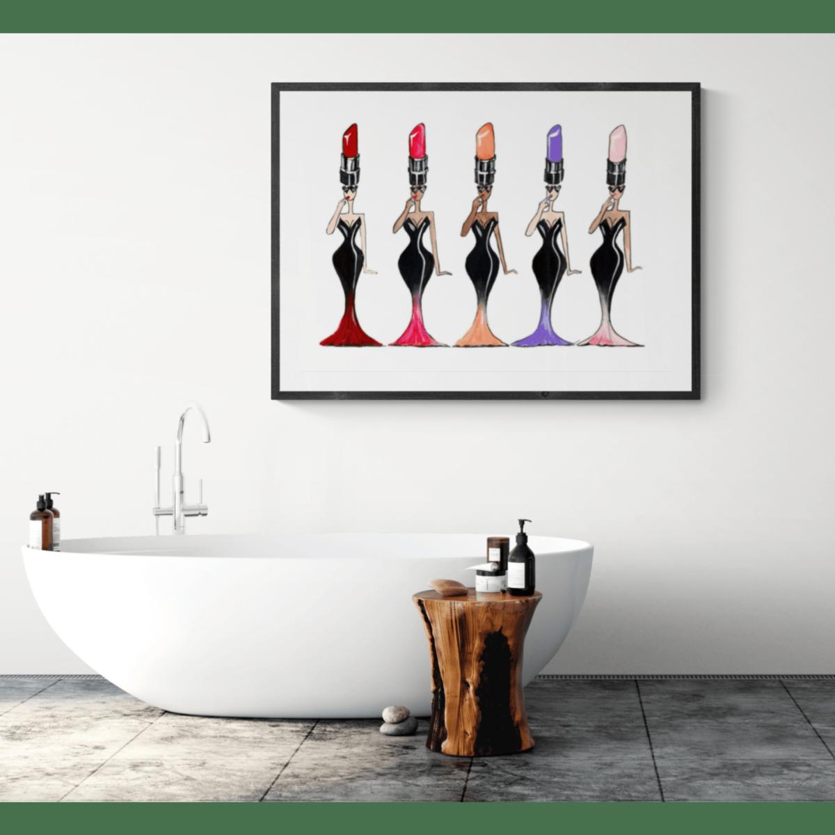 Getting Lippy Darling | A4 | 210 X 297Mm | Charlotte Posner – image 3