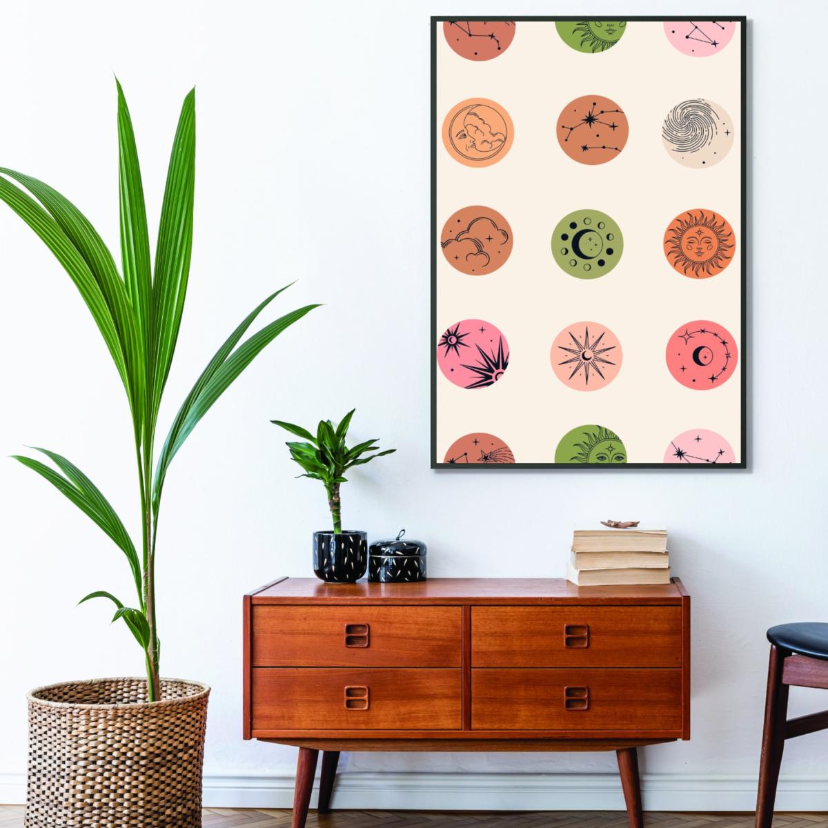 Rose Gold Sun & Moon Extra Small Stanley Print House – image 3
