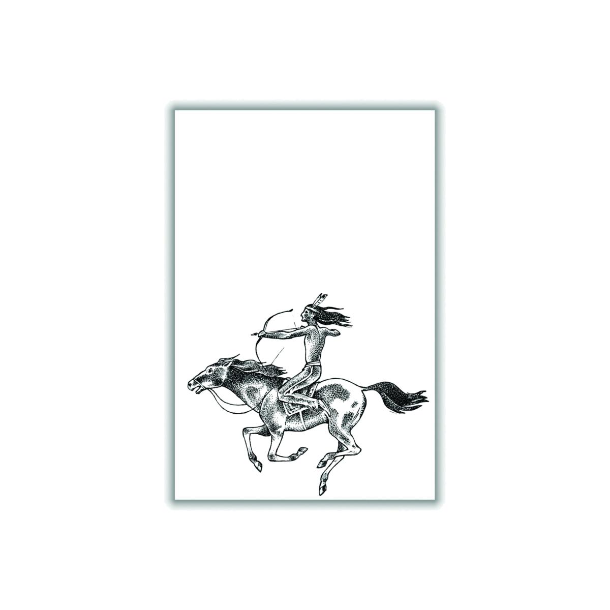 Grey Native American Indian Small Stanley Print House – image 1