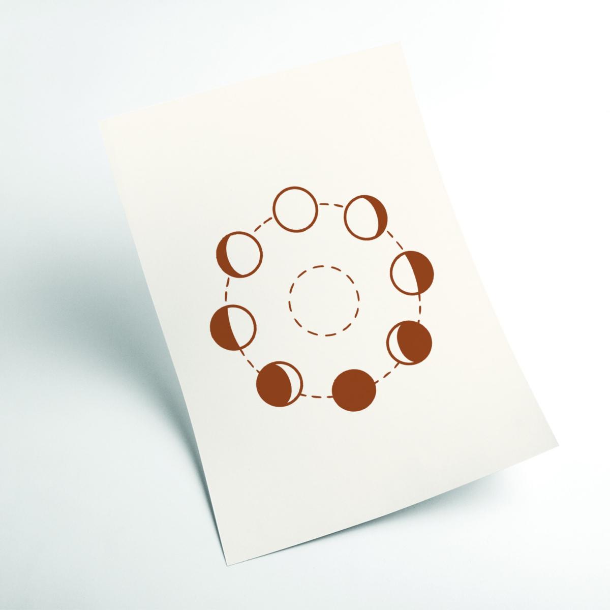 Brown Everything Goes In Cycles Xxs Stanley Print House – image 2