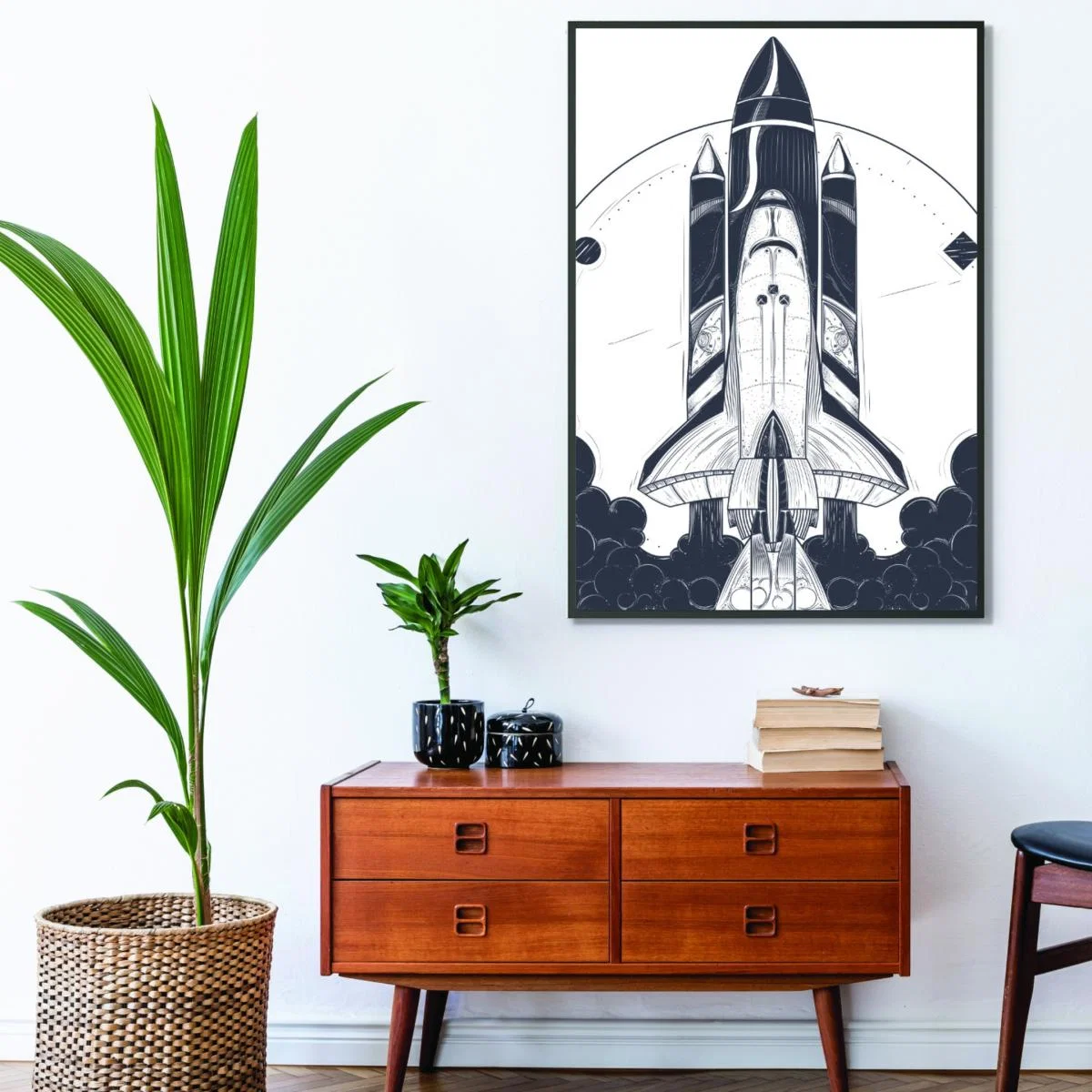Black Blastoff! Large Stanley Print House – image 3