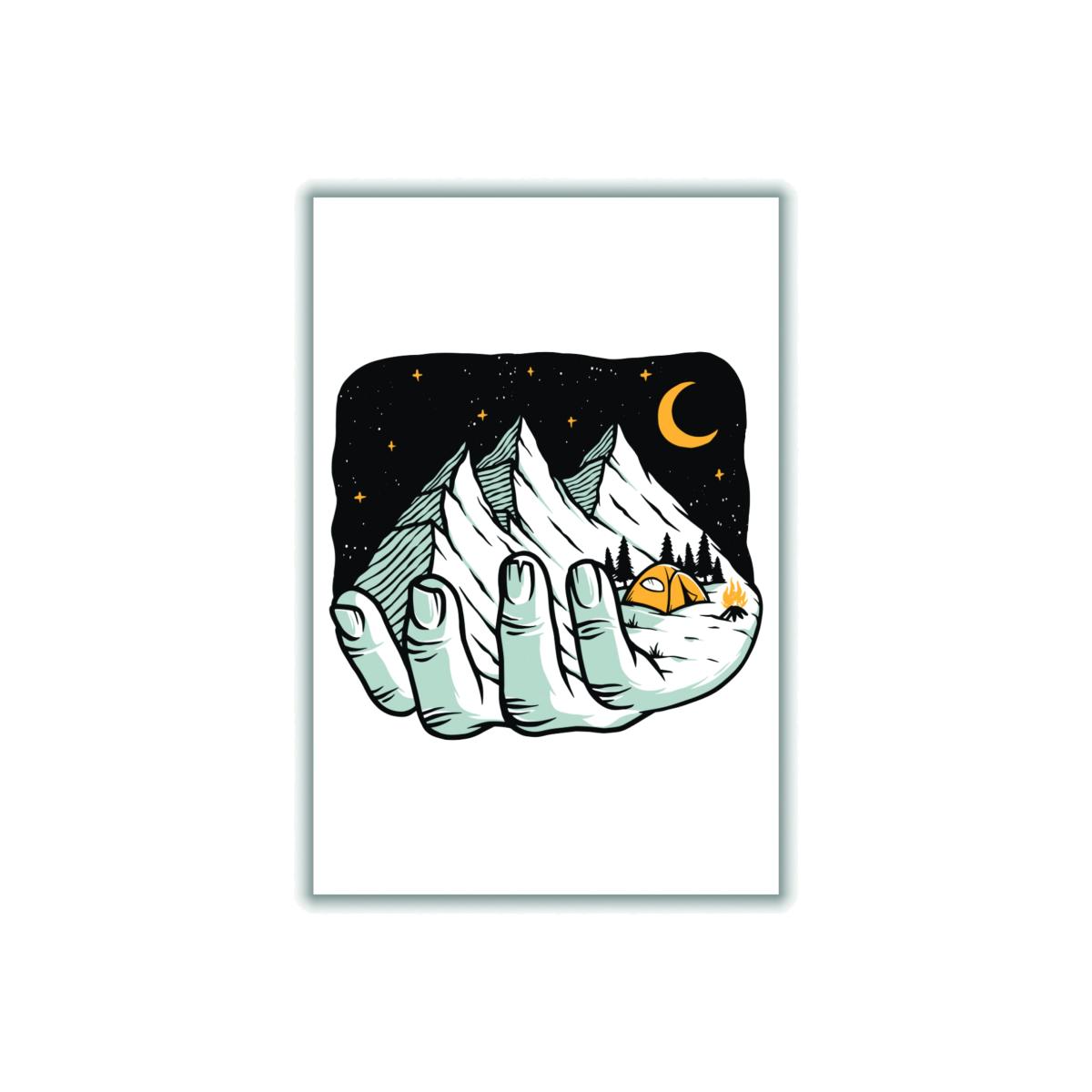 Black Grab A Handfull A4 210 X 297Mm Stanley Print House – image 1