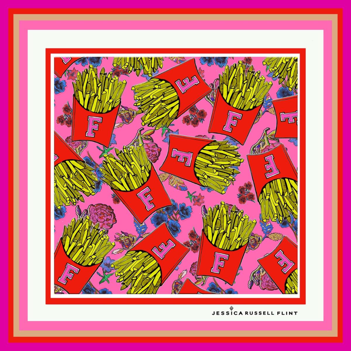 Design Print - F For French Fries Jessica Russell Flint