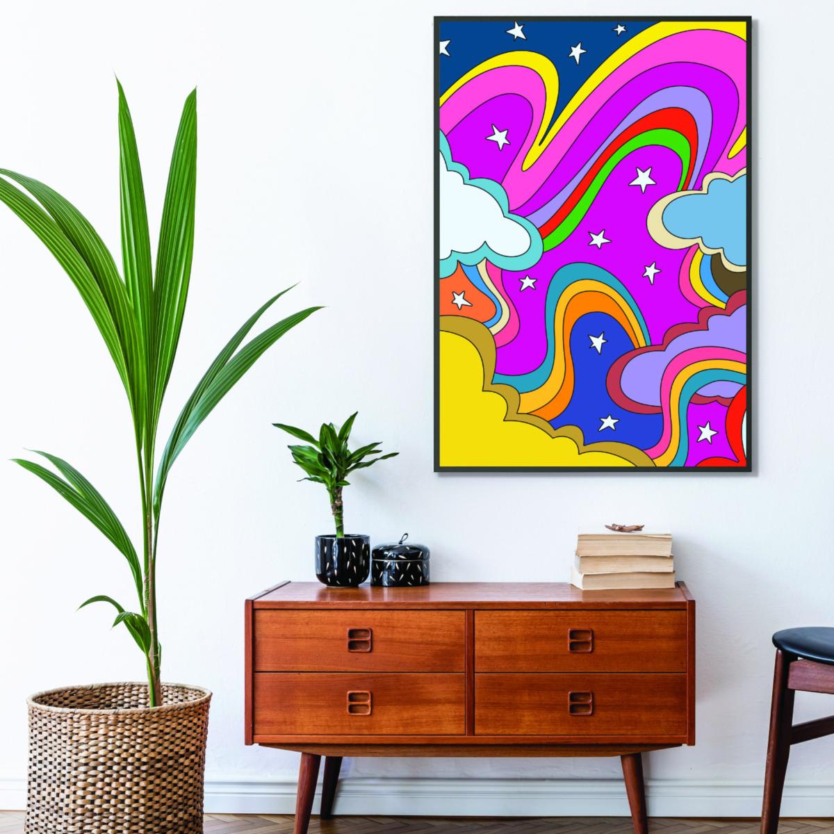 70'S Vibes #3 Extra Large Stanley Print House – image 3