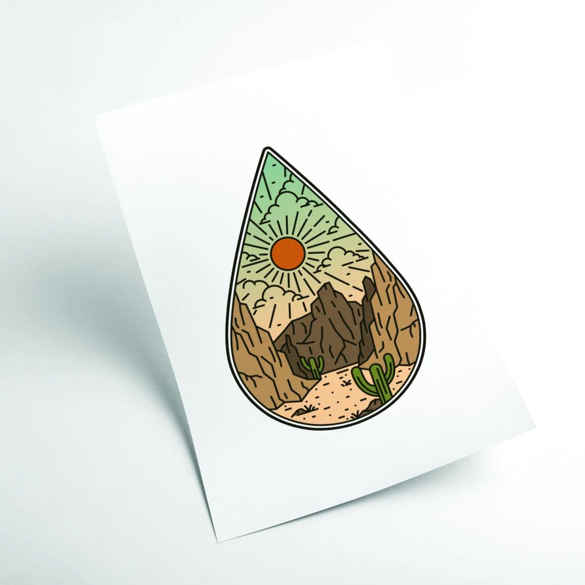 Brown Desert Vibes Ii Medium Stanley Print House – image 2