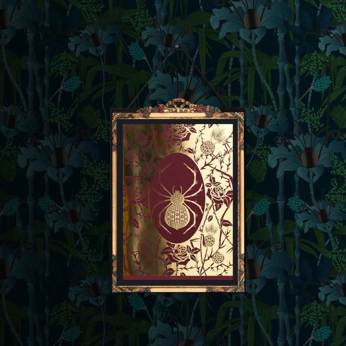 Elemental Black Widow Gold Print The Curious Department – image 3