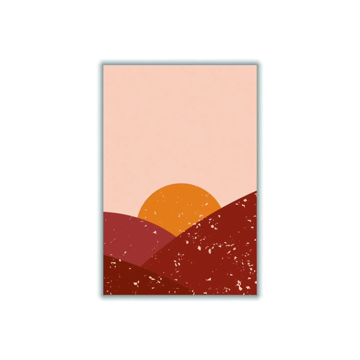 Brown The Perfect Sunset A4 210 X 297Mm Stanley Print House – image 1
