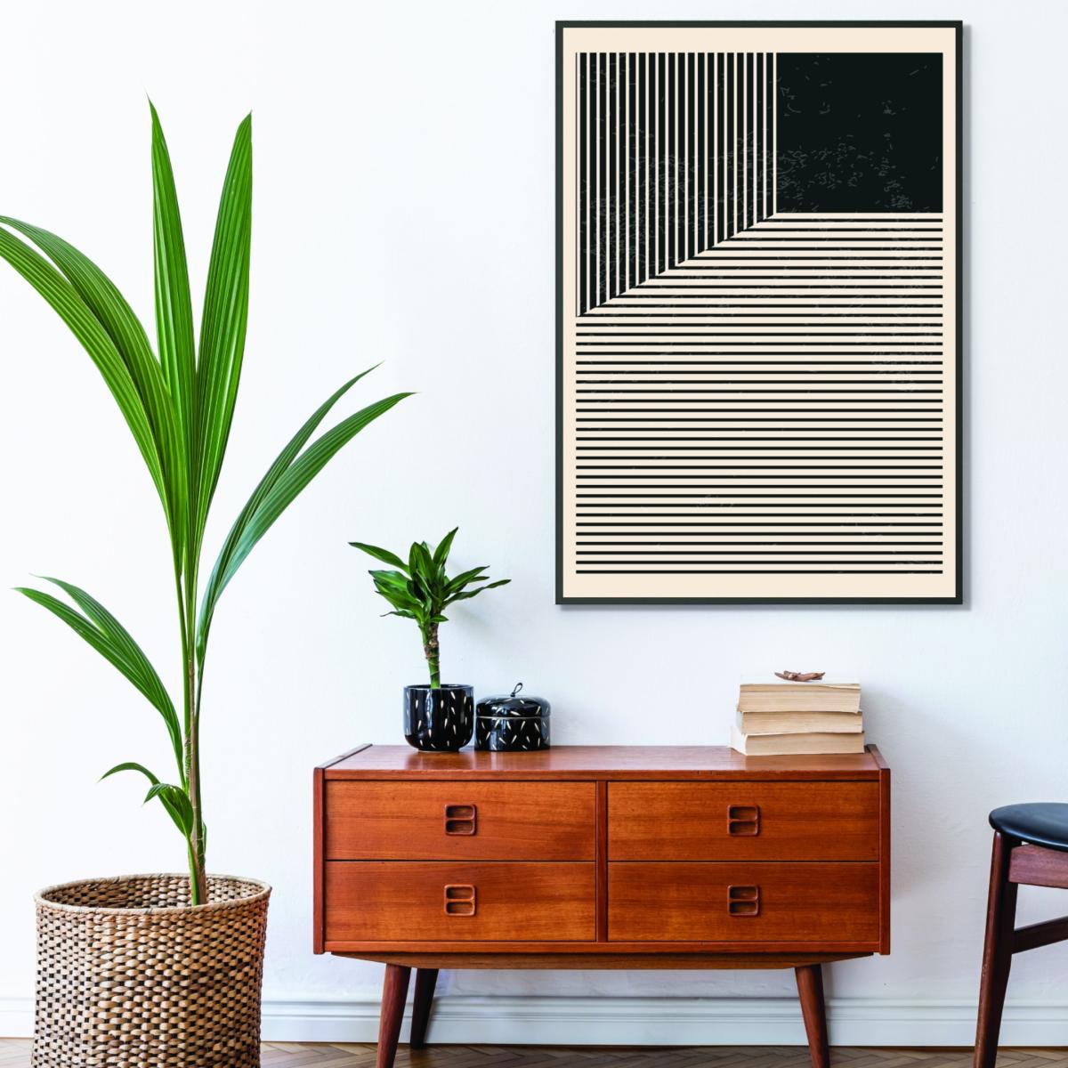 Black And White Lines Series #1 Medium Stanley Print House – image 3