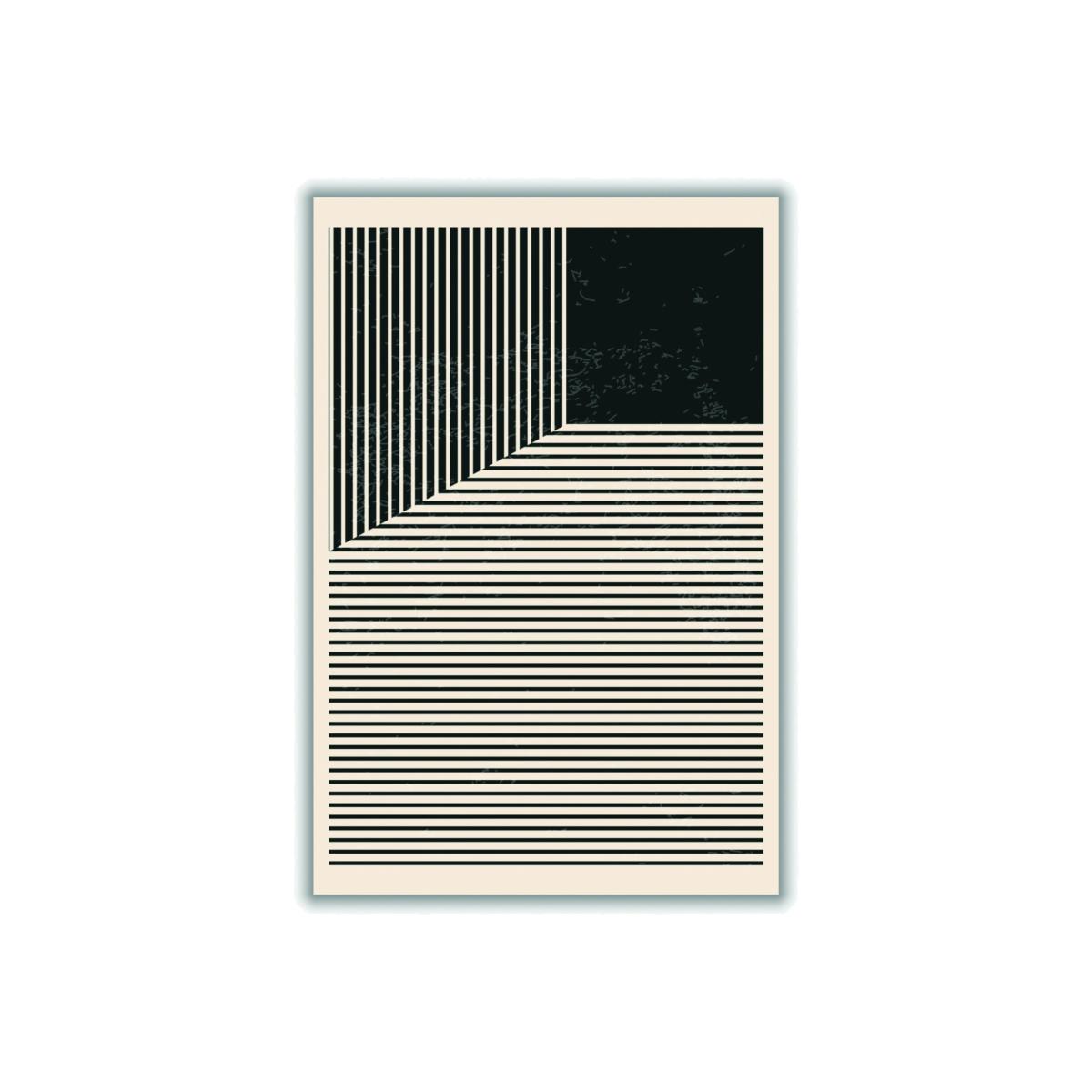 Black And White Lines Series #1 Medium Stanley Print House – image 1