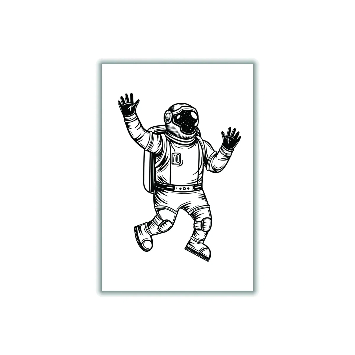 White Space Man Large Stanley Print House – image 1