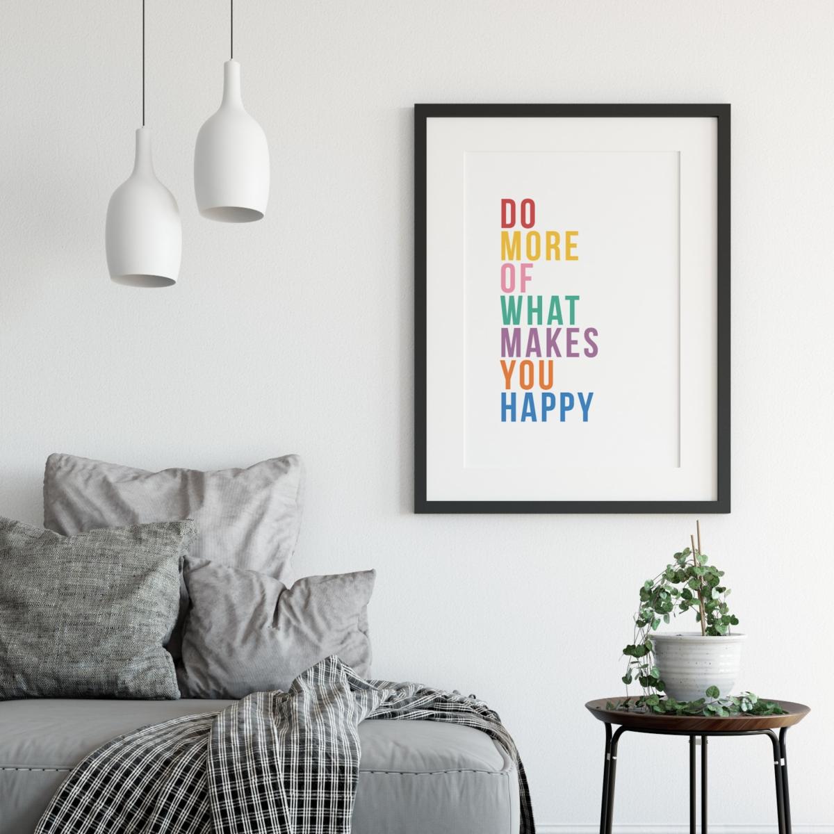Do More Of What Makes You Happy - Fine Art Print A3 297 X 420Mm The Native State – image 2