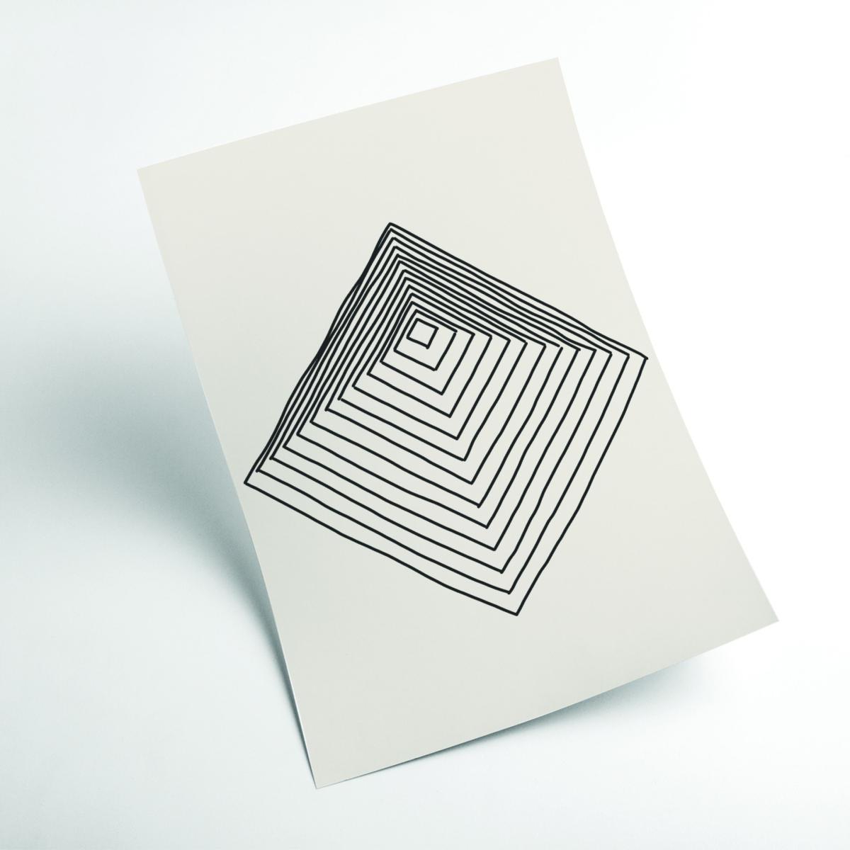 Grey Imperfect Lines #2 A1 594 X 841Mm Stanley Print House – image 2