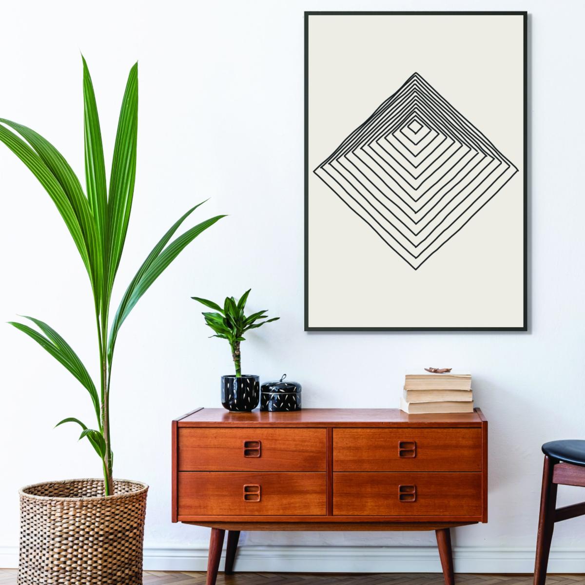 Grey Imperfect Lines #2 A1 594 X 841Mm Stanley Print House – image 3