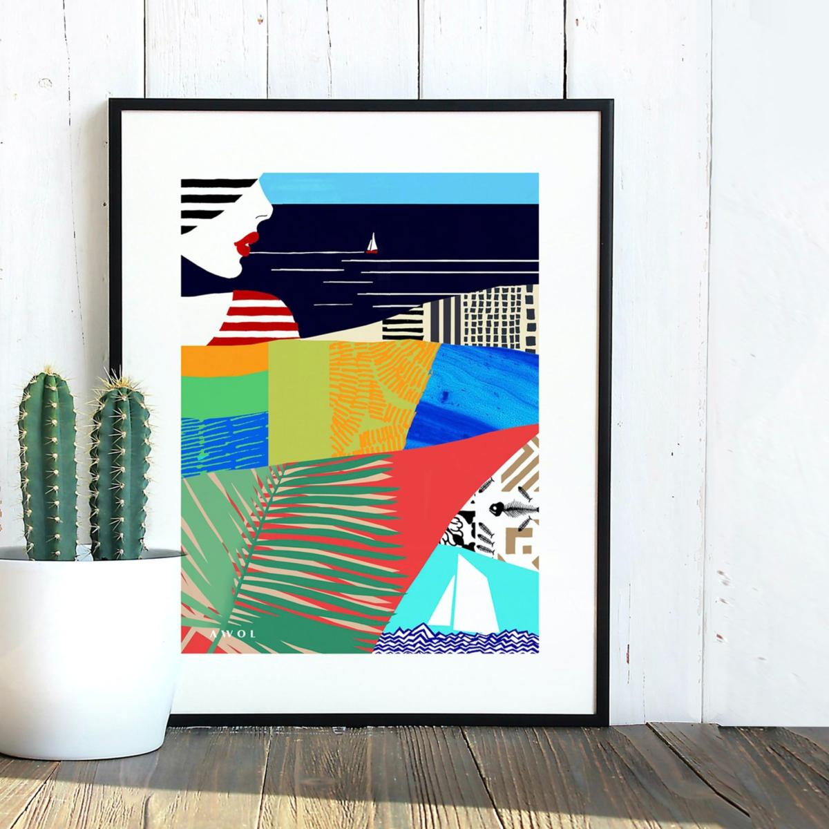 Seaside Living Travel Vibes Art Print Awol – image 11