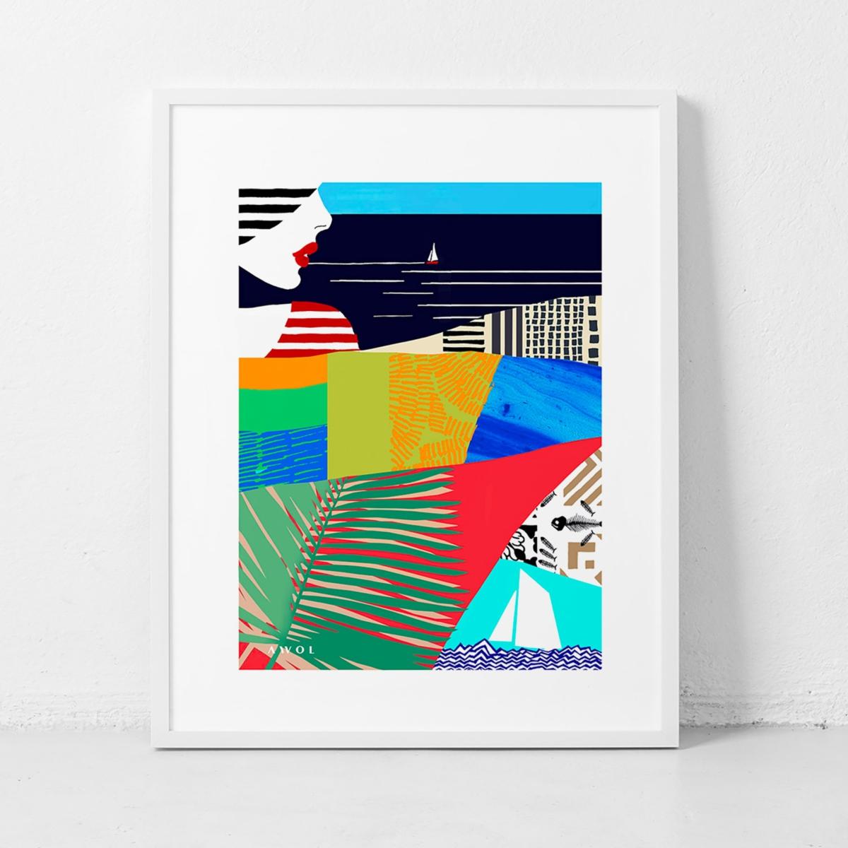 Seaside Living Travel Vibes Art Print Awol – image 3