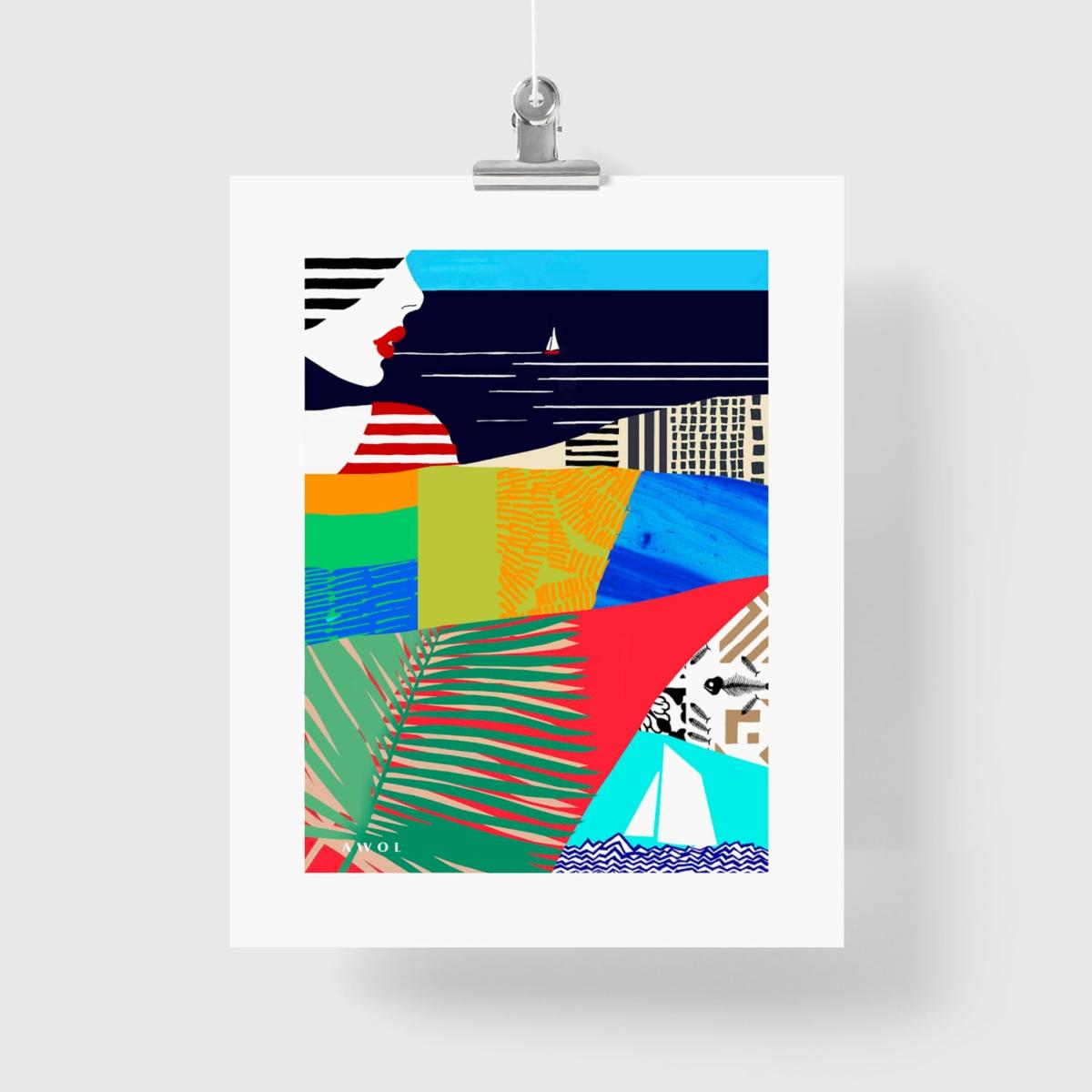 Seaside Living Travel Vibes Art Print Awol – image 6