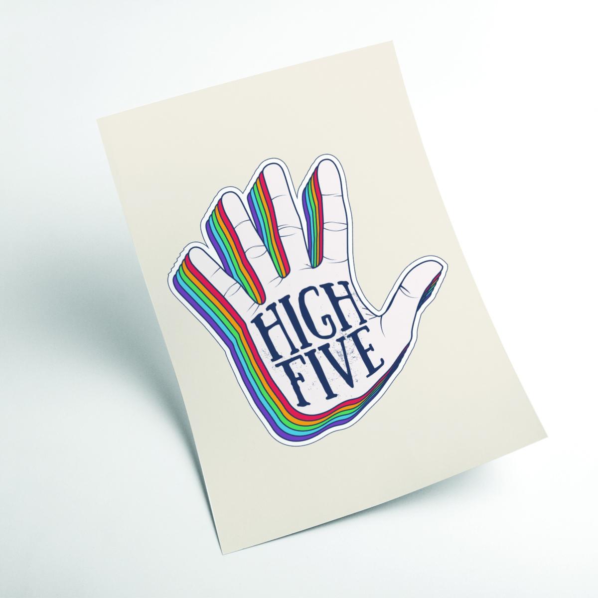 High Five!! A1 594 X 841Mm Stanley Print House – image 2