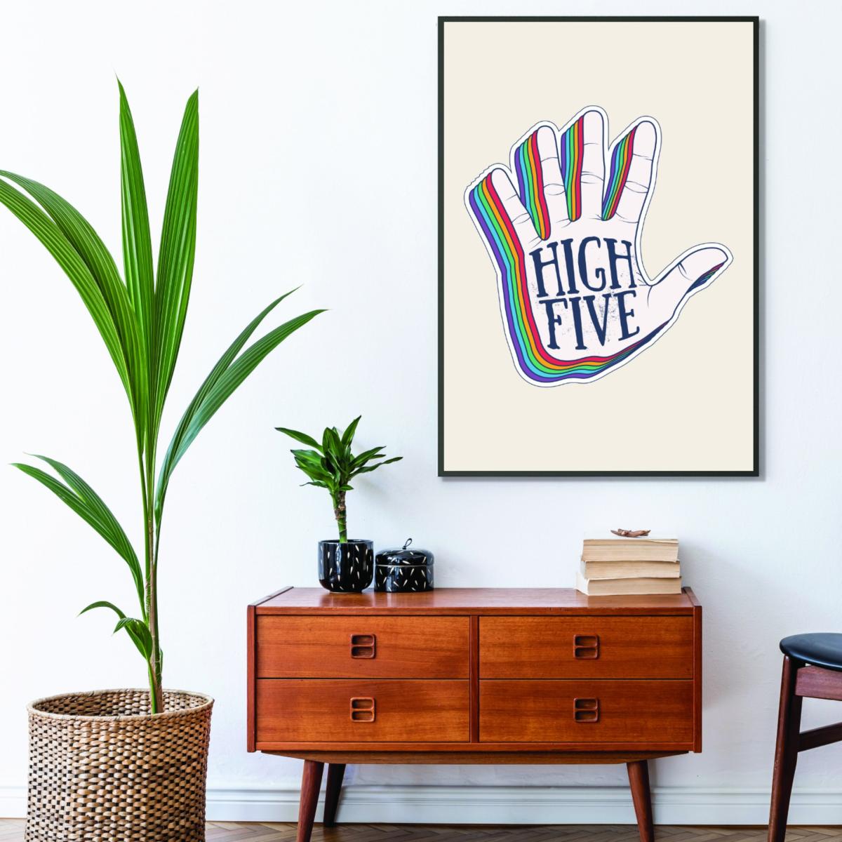High Five!! A1 594 X 841Mm Stanley Print House – image 3