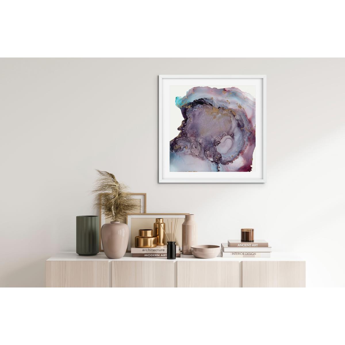 Pink / Purple Igneous 1 - Fine Art Print Medium Art by Affie – image 2