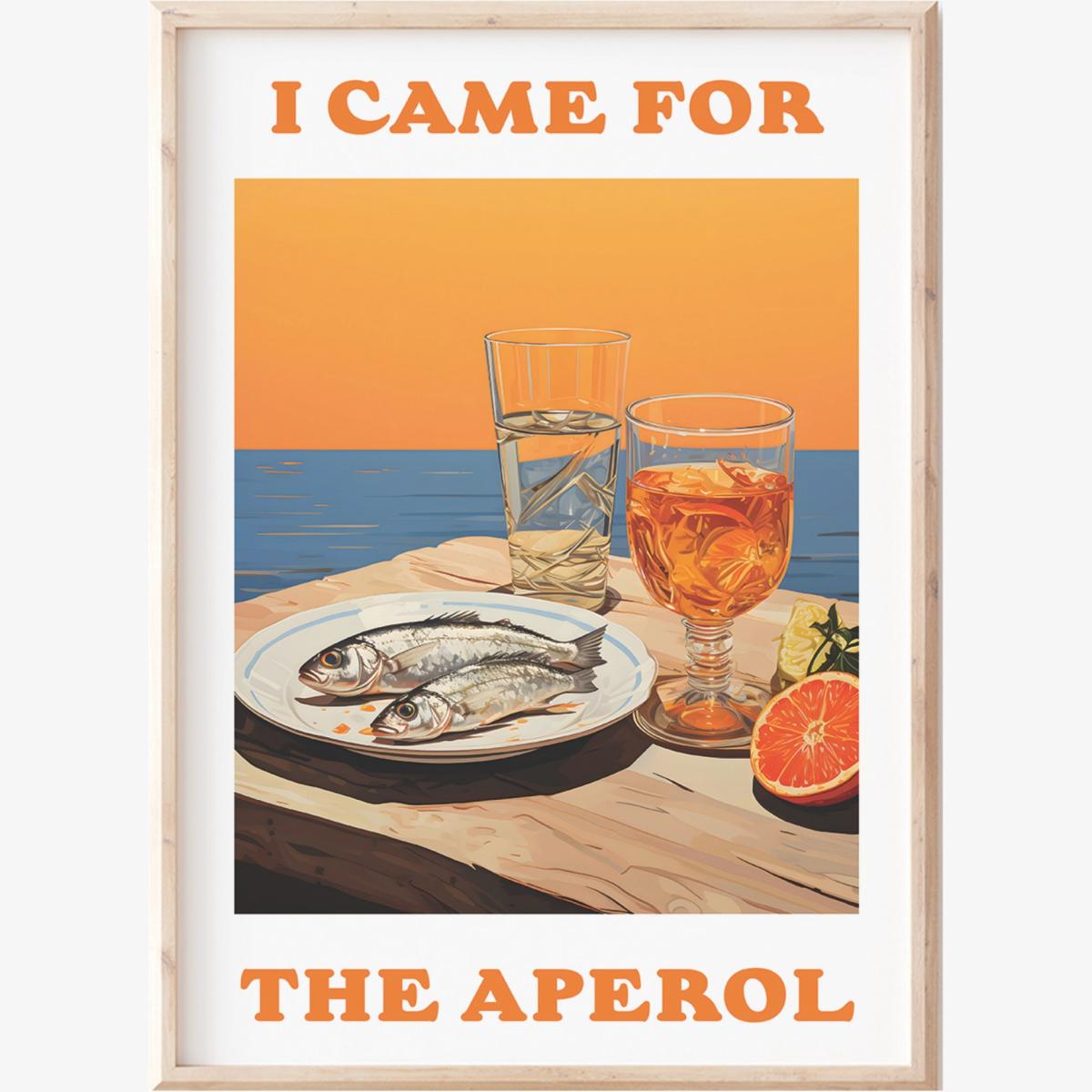 Yellow / Orange I Came For The Aperol Sofe Store