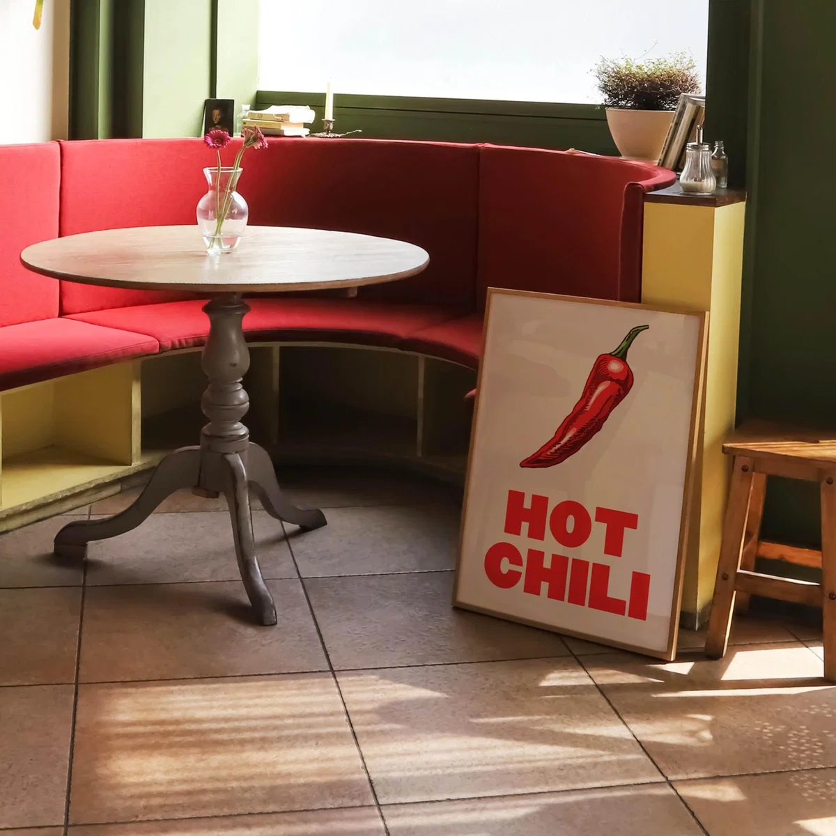 Red / Neutrals A3 Hot Chili Print Sofe Store – image 3