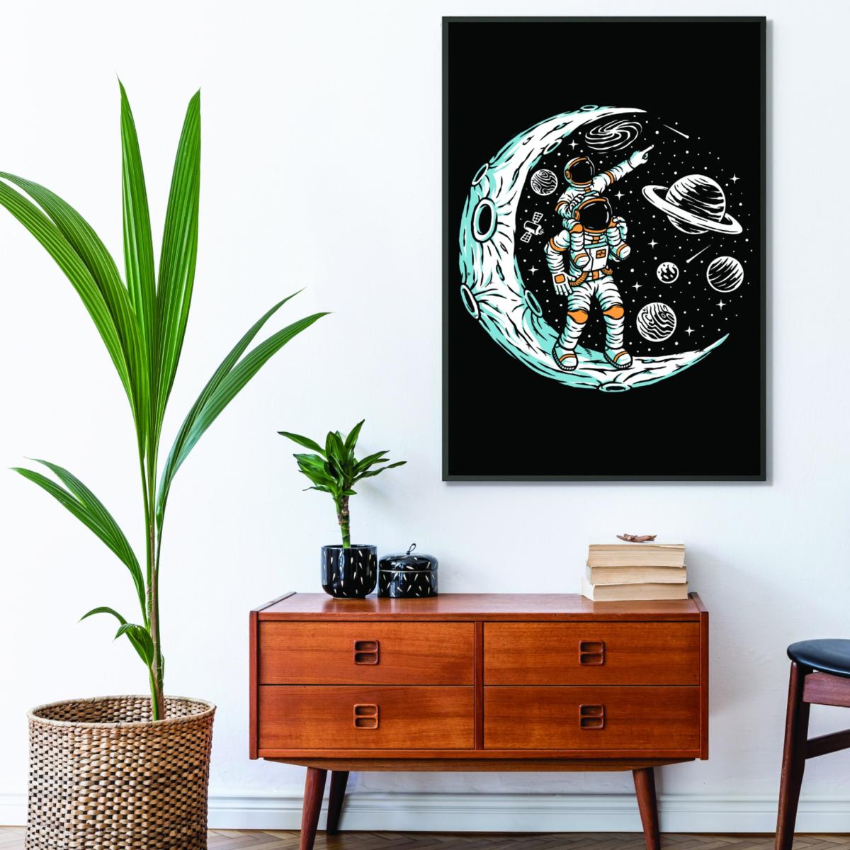 Blue Did You See That Shooting Star? A2 420 X 594Mm Stanley Print House – image 3