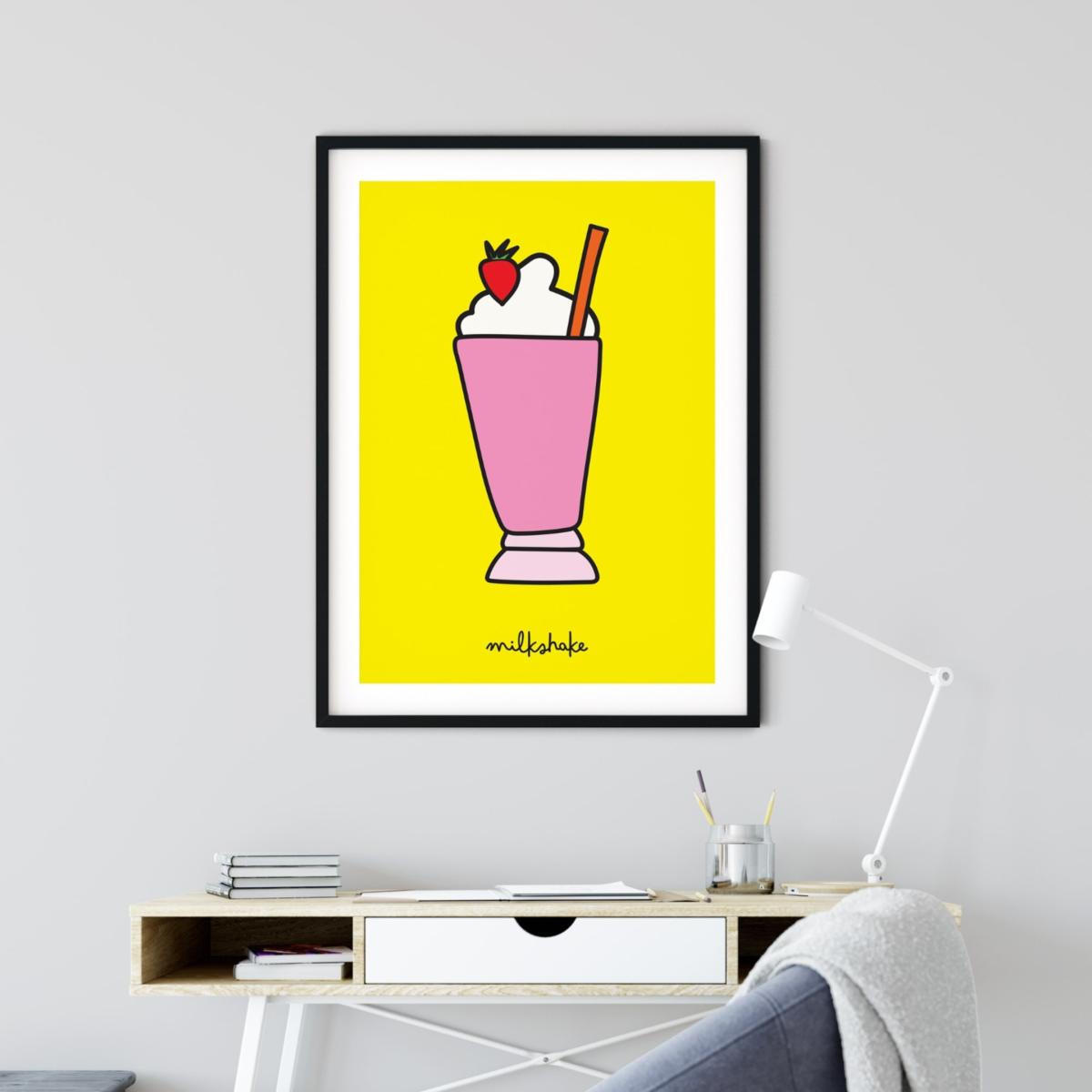 Yellow / Orange Milkshake A3 297 X 420Mm The Native State – image 2