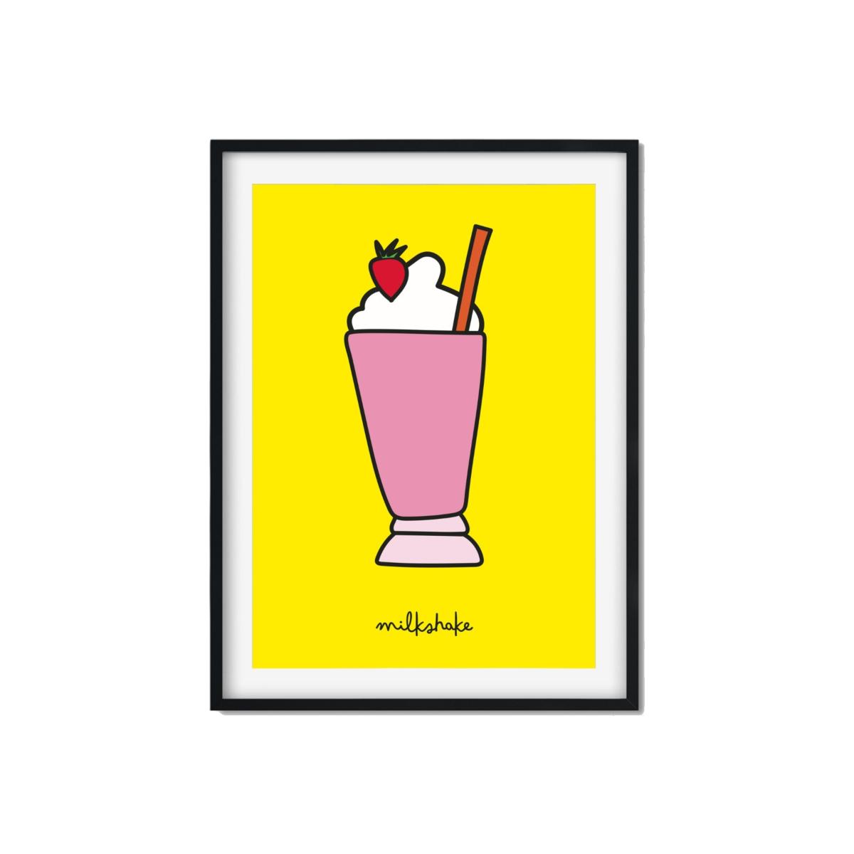 Yellow / Orange Milkshake A3 297 X 420Mm The Native State – image 1