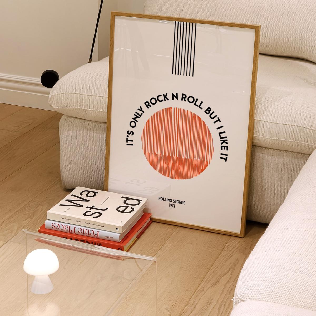 It's Only Rock N Roll But I Like It Rolling Stones Retro Giclée Art Print A2 420 X 594Mm Fanclub – image 3