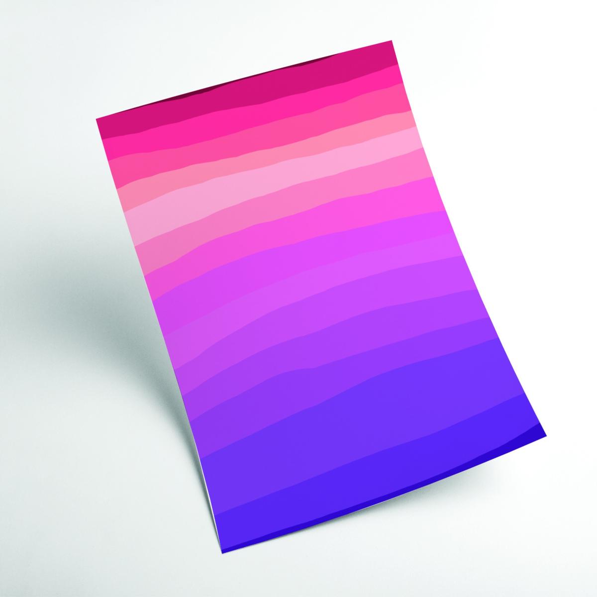 Pink / Purple Gradient Vibes Series #2 A4 210 X 297Mm Stanley Print House – image 2