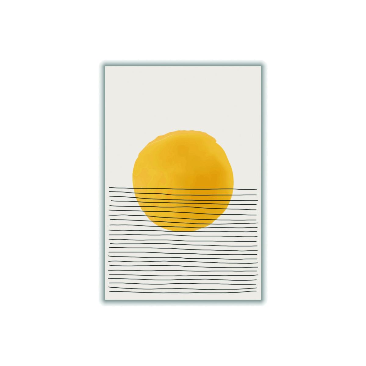 Yellow / Orange Geometric Watercolor #4 Xxs Stanley Print House – image 1
