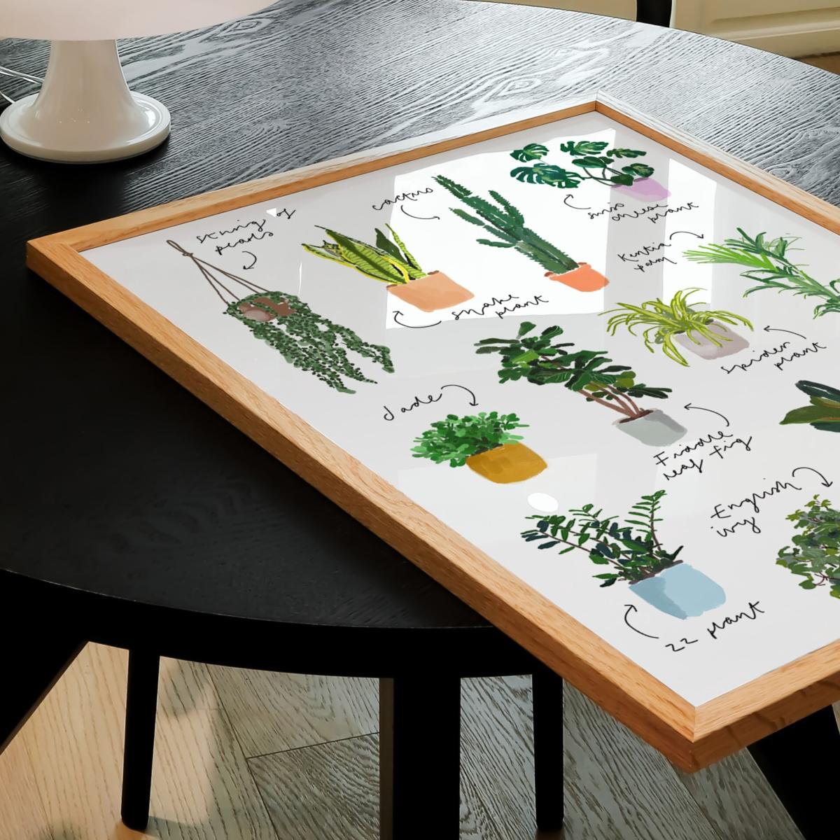 Plant Hand Painted Art Print - A3 Natalie Cass Art – image 4